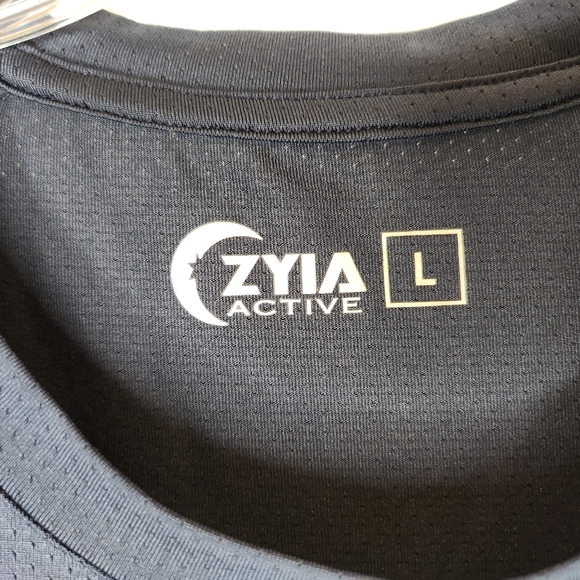 NWT Zyia Men's Navy & Aquamarine ZYIA-X Jersey T Size L - Picture 4 of 6